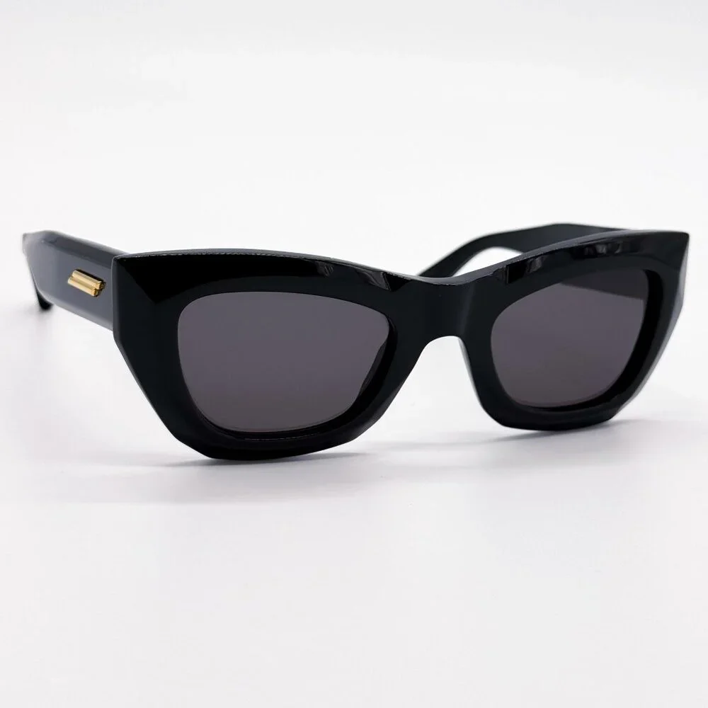 NEW BOTTEGA VENETA SUNGLASSES BV1251S 001 BLACK WOMEN EYEWEAR